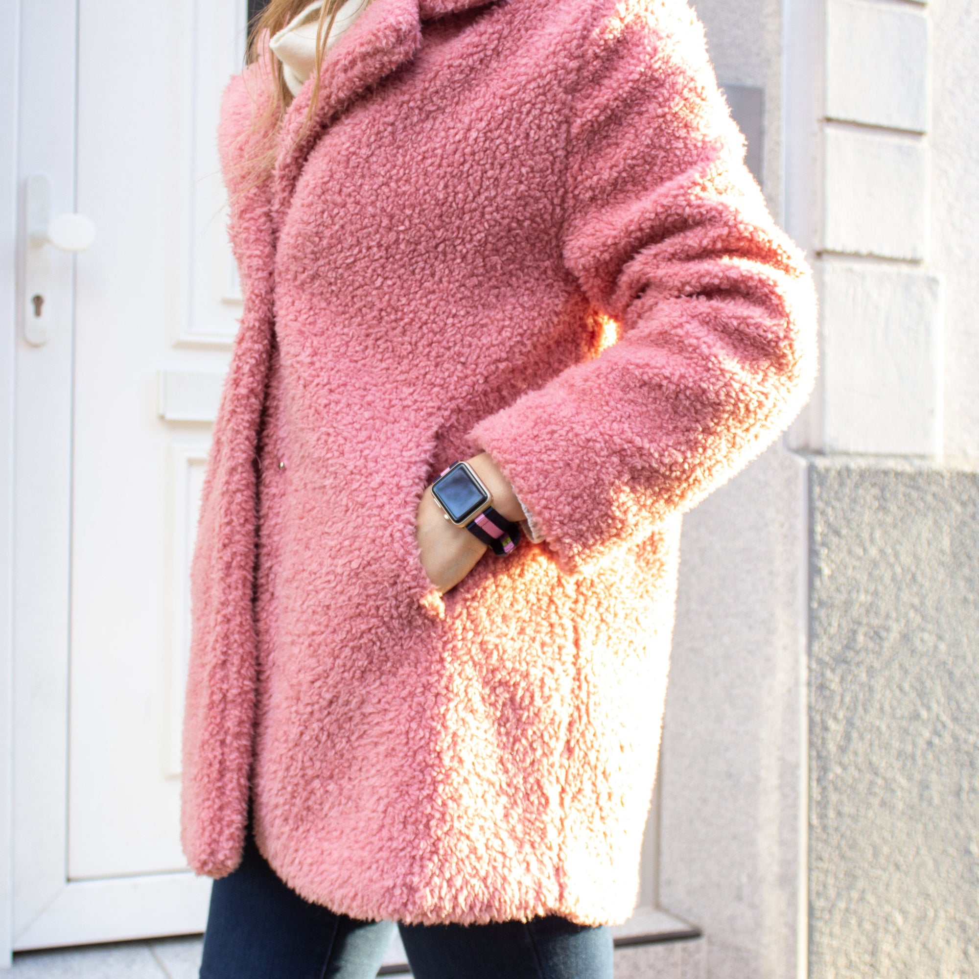 ブルー &amp; ピンク ナイロン