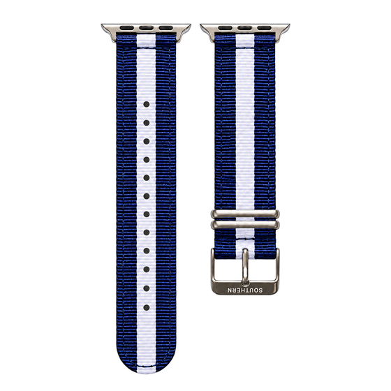 Blue & White Nylon