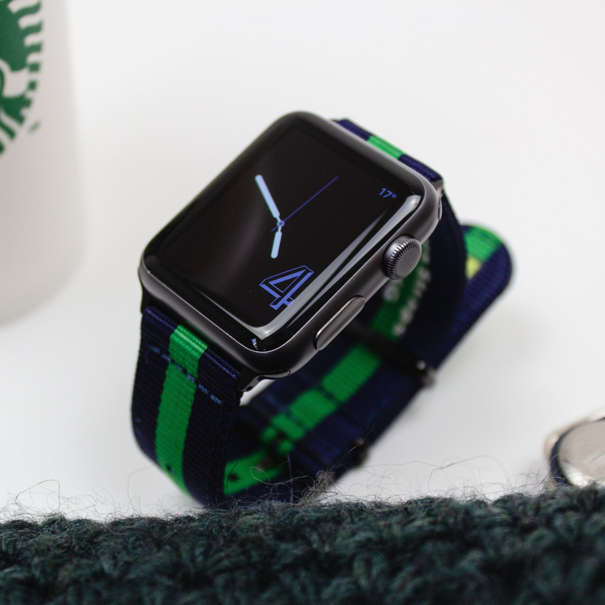 ブルー &amp; グリーン ナイロン