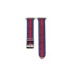 Blue and Red NATO Apple Watch Band
