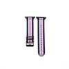 Blue White and Pink Apple Watch Strap