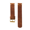 Brown Leather band (20mm) (22mm)