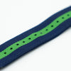 Blue and Green Nylon Watch Band
