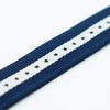 Blue and White Nylon Watch Band