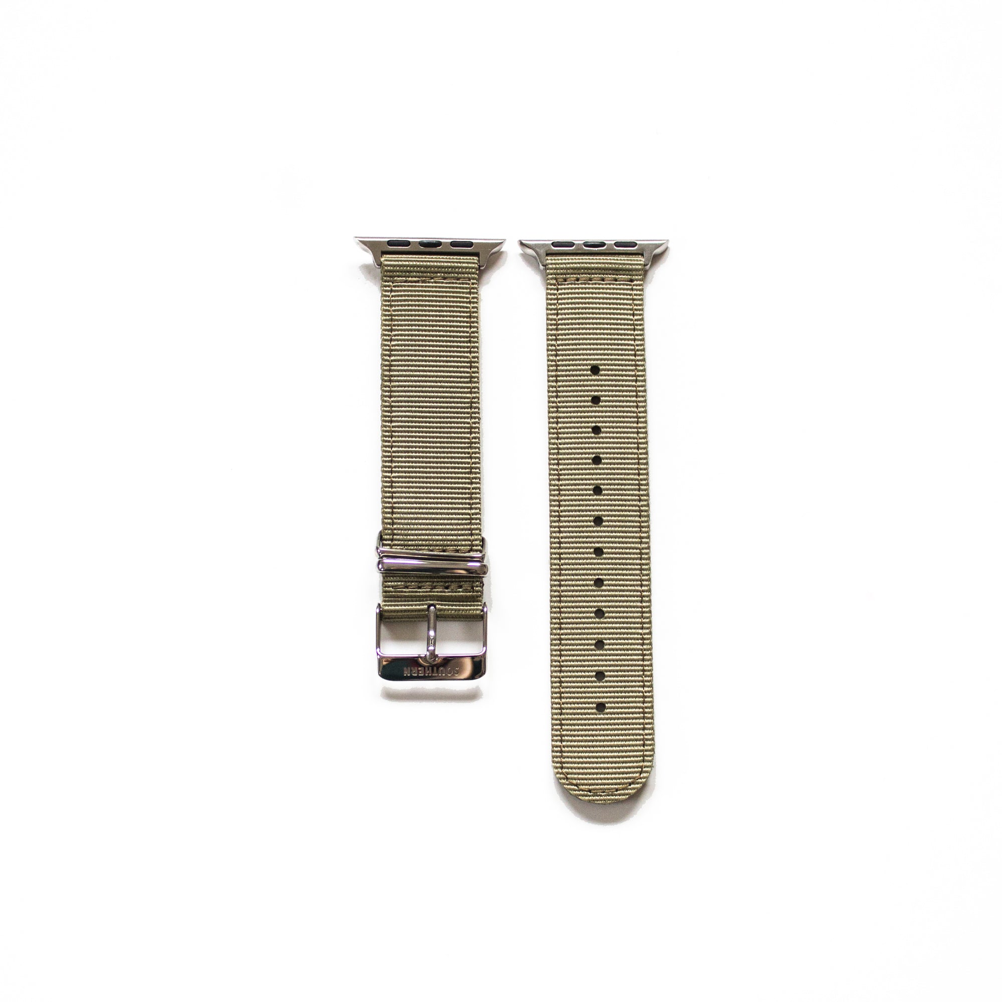 Green Nylon Apple Watch Strap