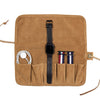 Brown Suede Apple Watch Carrying Case